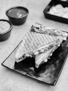 Corn Spinach Grilled Sandwich