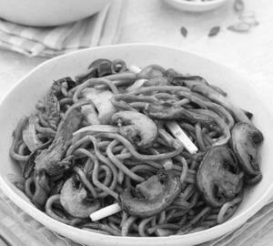 Veg mushroom noodles