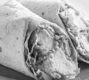 Crispy chicken wraps
