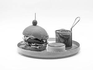 Exotic Vegetable Cheese Burger