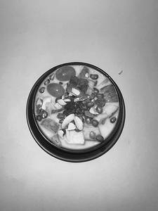 Fruit Salad With American Dry Fruit Ice Cream