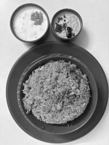 Tossed Ghee Tomato Rice