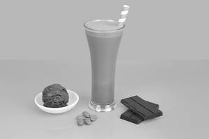 Chocolate Almond Praline Milkshake