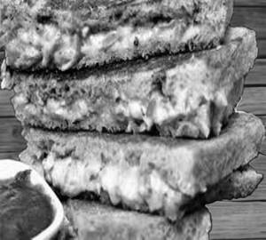 Grilled Mix Veg Cheese Sandwich