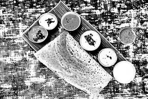 Ghee Onion Rava Dosa   