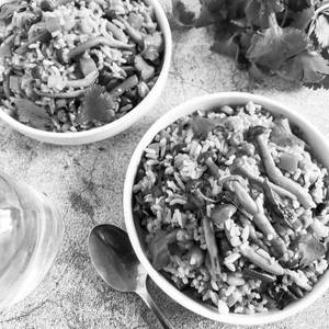 Thai Mushroom Fried Rice.
