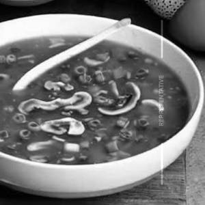 Hot & sour mushroom soup