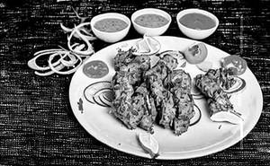 Hariyali chicken kebab