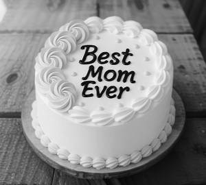 Eggless Best Mom Ever Pineapple Cake