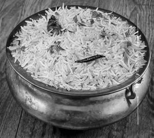 Plain biriyani