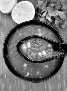 Veg lemon coriander soup