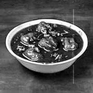 Chicken manchurian semi gravy