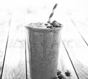 Blueberry milkshake