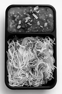 Veg Hakka Noodles + Veg Manchurian