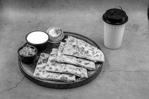 Aloo Paratha With Sweet Lassi
