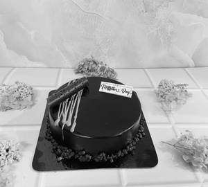 Eggless Happy Mother's Day Truffle Cake