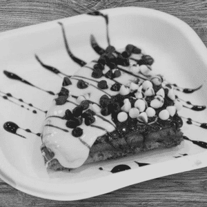 2 Pcs Dark N White Chocolate Millet Waffle[mc] 2 Pcs