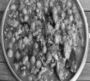 Double Egg Chana Masala