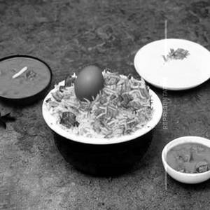 Egg kheema biriyani