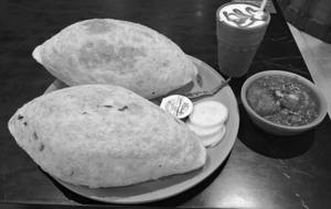 Chole Bhature + Sweet Lassi