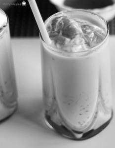 Rose Milkshake with Vanilla Ice cream