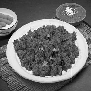 Carrot podi ghee roast