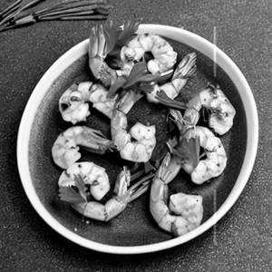 Garlic prawns