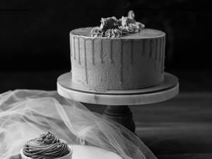 Coffee Butterscotch Cake | Eggless | Vegan