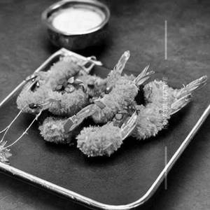 Golden Fried Prawns