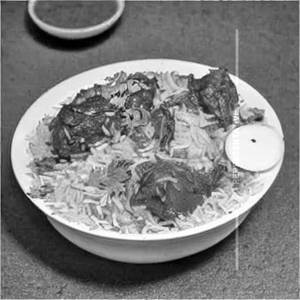 Leg piece gravy biryani
