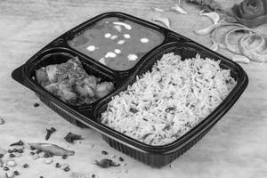 Makhani Dal And Chawal Thali