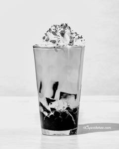 Thandai Milkshake with Vanilla Ice cream