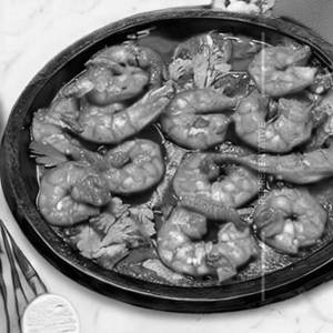 Prawns ginger fry
