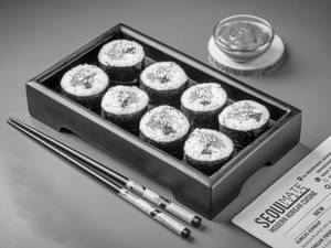 Veg Kimbap (seaweed Rice Roll - 10 Pcs)