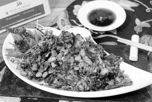 Crispy Corn & Spinach