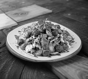 Air fried chicken salad