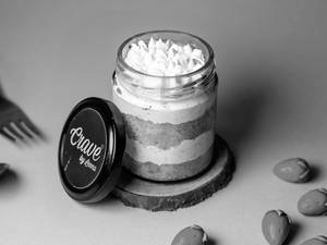 Strawberry Custard Jar (125g) Eggless | Vegan
