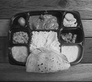 Chicken Simple Thali