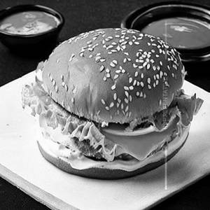 Cream Garlic Chicken Burger