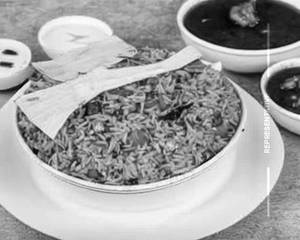 Chicken Tripal Schezwan Fried Rice