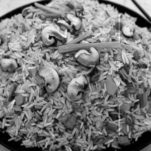 Mushroom fried rice