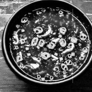 Shiitake Naga  Chilli Manchow Soup  