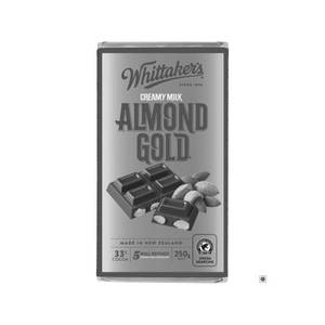 Whittakers Almond Gold Bar 250G