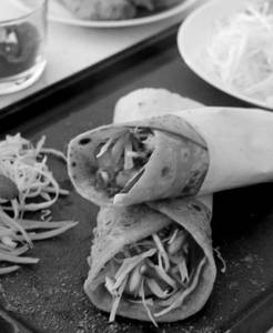 Soya Chap -veg Frankie