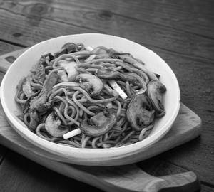Mushroom noodles         