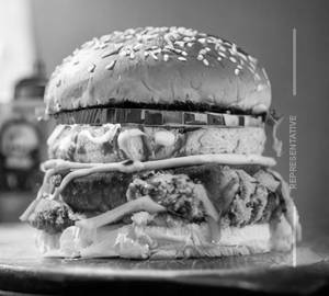 Schezwan Paneer Burger