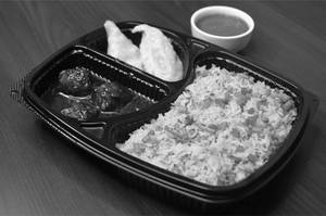 Fried Rice + Veg Manchurian + 2 Veg Momos