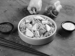 Mushroom & Paneer Noodles
