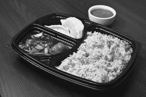 Fried Rice + Chilli Chicken + 2 Chicken Momos