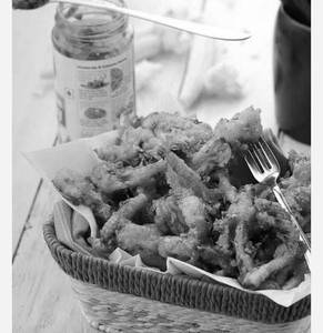 Crispy fried vegetables